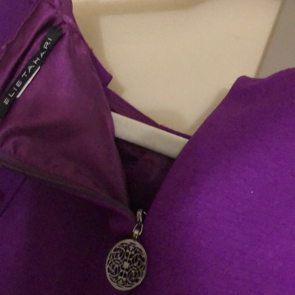 Purple Wool Dress - Picture 3 of 3